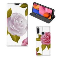 Samsung Galaxy A20s Smart Cover Roses - thumbnail