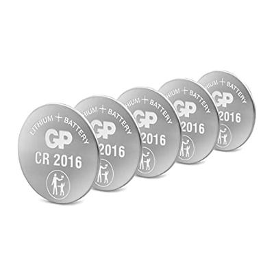 5 GP CR2016 3V knoopcel batterijen - thumbnail