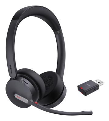 Yealink Yealink Headset WH64 Hybrid Dual UC On Ear headset Zwart
