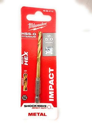 Milwaukee Shockwave metaalboor HSS-G Ti. 5mm