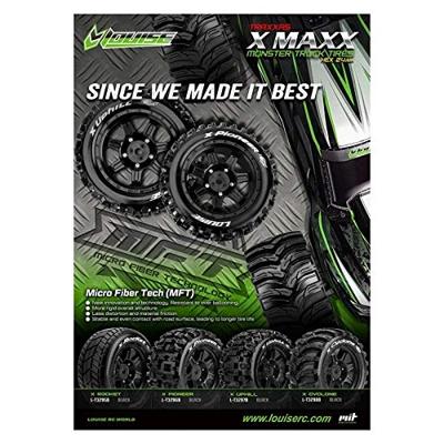 Louise X-PIONEER X-Maxx Banden Set op Zwarte Sport Velgen