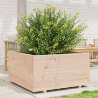 Plantenbak 90x90x49,5 cm massief grenenhout - thumbnail