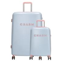 Charm London Capetown Travel Trolley Set-Baby blue - thumbnail