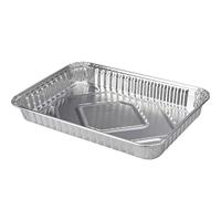BBQ aluminium grillschalen set 5 stuks - thumbnail