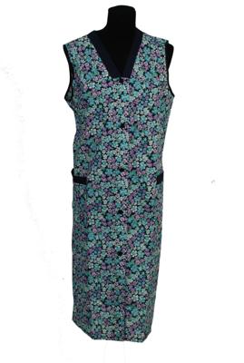 Ma flodder schort - Jasschort - Lila/blauw bloemetje-5 - M - M - M - M - M - M - M - M - M - M - M - M - M - M - M - M