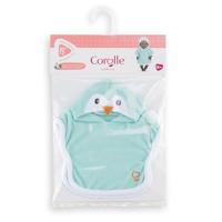 Corolle badcape voor babypop - pinguin, 30cm - thumbnail