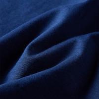 Kindershirt met lange mouwen dinosaurusprint 104 marineblauw - thumbnail