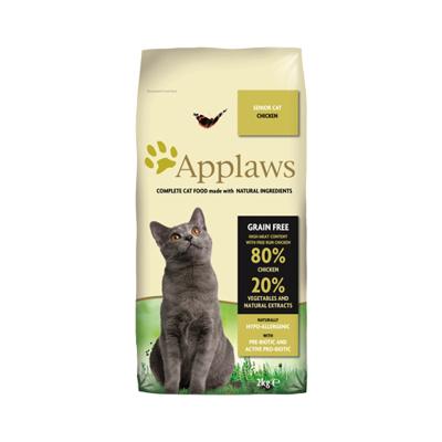 APPLAWS Senior Chicken - droog kattenvoer - 2kg