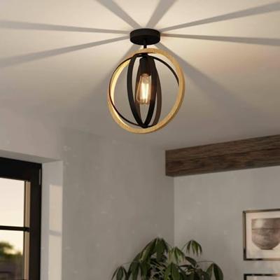 Eglo Houten plafondlampBasildon Ø 32cm - 43736