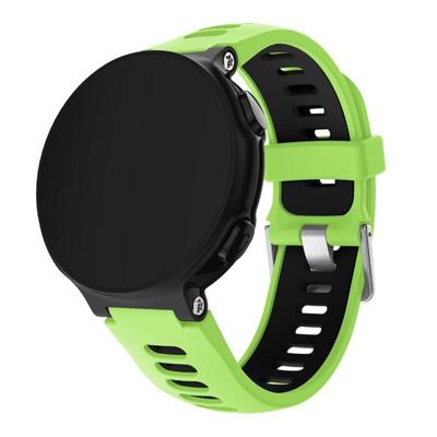 Slimme horloge silicone polsband horlogebandje voor Garmin Forerunner 735XT (groen)