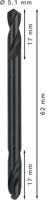 Bosch Accessoires Dubbele eindboor 5,1 x 17 x 62 mm 10st - 2608597595 - thumbnail
