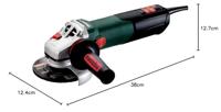 Metabo WEVA 15-125 QUICK Haakse slijper 125 mm - 600496000 - thumbnail