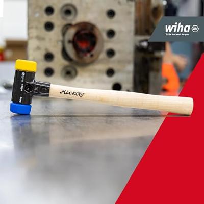 Wiha Kunststof hamer Safety | middelzacht/hard | met hickorysteel | rond-slagkop | 30 mm - 26653 - 26653