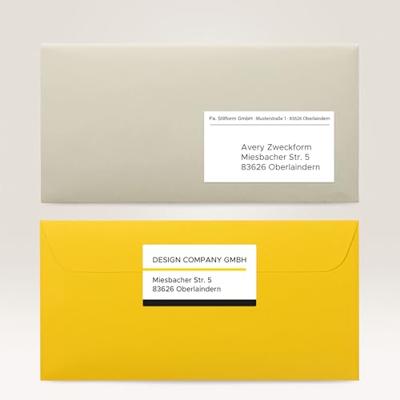 Avery-Zweckform Rol met etiketten 82 x 28 mm Papier Wit 260 stuk(s) Permanent hechtend Adresetiketten AS0722370