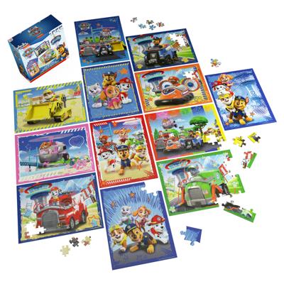 Paw Patrol Puzzelpack 5x24 + 5x48 + 2x100 Stukjes Paw Patrol Puzzelpack 5x24 + 5x48 + 2x100 Stukjes