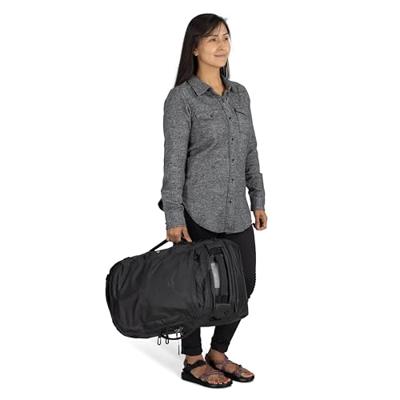 Osprey Transporter Squffel 44 Duffel Raven Black/Black 44L