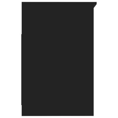 Ladekast 40x50x76 cm bewerkt hout zwart