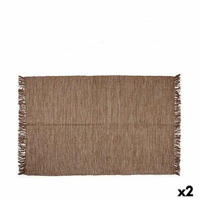 Tapijt Gift Decor Bruin 180 x 120 cm (2 Stuks)