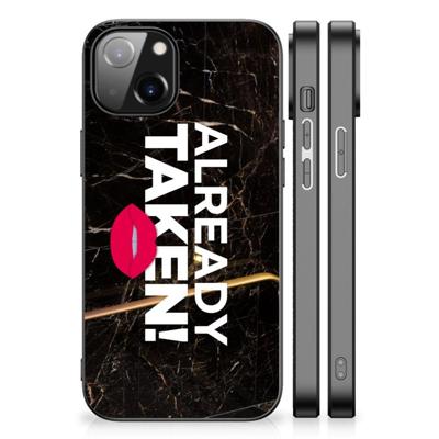 Apple iPhone 13/14 | Telefoon Hoesje | met tekst Already Taken Black
