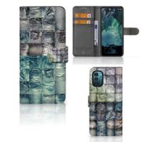 Wallet Case met Pasjes Nokia G11 | G21 Spijkerbroeken - thumbnail