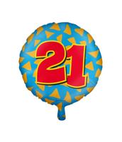 Paperdreams Happy folie ballon - 21 jaar - thumbnail