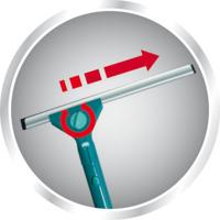 Leifheit 55238 Classic Raamwisser met Telescoopsteel en Doek 30x90-135 cm - thumbnail