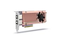 QNAP Card QM2 interfacekaart/-adapter Intern PCIe, RJ-45 - thumbnail