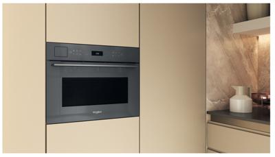 Whirlpool WCT7A9PHTSSG Inbouw combi stoomoven Grijs
