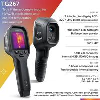 FLIR TG267 Warmtebeeldcamera -25 tot +380 °C 160 x 120 Pixel 8.7 Hz MSX - thumbnail