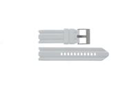Horlogeband Nautica A15567G Rubber Wit 24mm - thumbnail