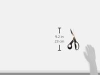 Fiskars universele scharen, l: 24 cm, rechtshandig, zwart, 1 stuk - thumbnail