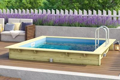 Karibu | Zwembad Rechthoek 1 met Filterpakket Klein