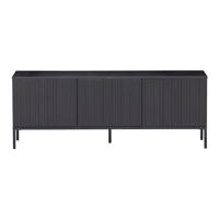 WOOOD TV-meubel 'New Gravure' Grenen, 150cm, kleur Zwart - thumbnail