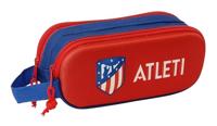 Pennenetui met 2 vakken Atlético Madrid Rood 21 x 8 x 6 cm 3D - thumbnail