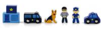 VIGA spoorwegaccessoires, politie, 6 onderdelen/ 1 set - thumbnail