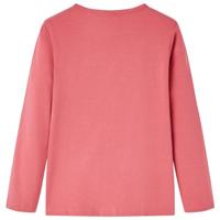 VidaXL Kindershirt met lange mouwen 92 oudroze - thumbnail
