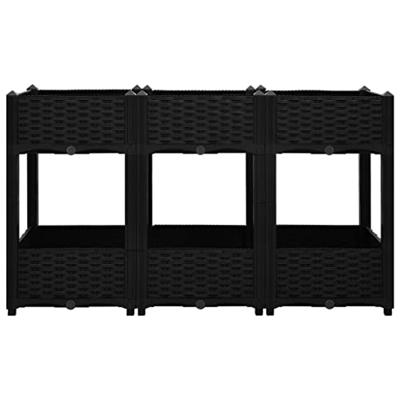 Plantenbak verhoogd 120x40x71 cm polypropyleen Plantenbak verhoogd 120x40x71 cm polypropyleen