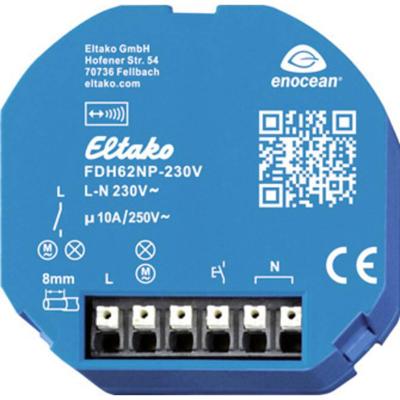 Eltako FDH62NP-230V+FTKB-rw Schakelactor Draadloos 1-kanaals Inbouw (in muur) Schakelvermogen (max.) 2500 W Bereik max. (in het vrije veld) 30 m Eltako FDH62NP-230V+FTKB-rw Schakelactor Draadloos 1-kanaals Inbouw (in muur) Schakelvermogen (max.) 2500 W Bereik max. (in het vrije veld) 30 m