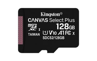 Kingston Canvas Select Plus microSDXC-kaart 128 GB Class 10 UHS-I - thumbnail