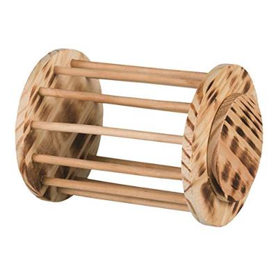 Trixie hooiruif met deksel hout gevlamd Trixie hooiruif met deksel hout gevlamd