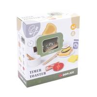 Dorjee broodrooster met timer hout - thumbnail