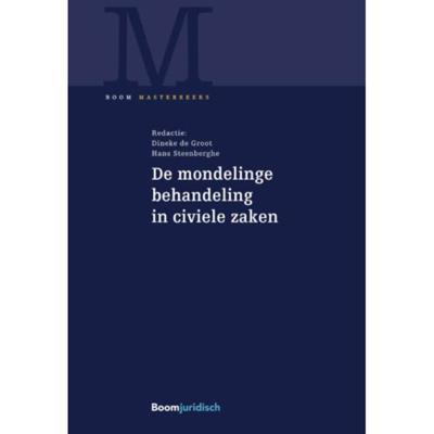 De mondelinge behandeling in civiele zaken - Hardcover (9789462904637)