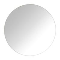 Ronde spiegel met beige lijst - ø80 cm - thumbnail