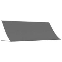 VidaXL Luifel uittrekbaar 400x150 cm stof en staal antracietkleurig - thumbnail