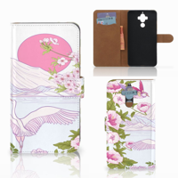 Huawei Mate 9 Telefoonhoesje met Pasjes Bird Standing - thumbnail