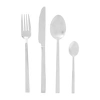 Bestekset Lugano - zilverkleurig - 16-delig - thumbnail
