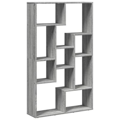 Boekenkast 72x20x120 cm bewerkt hout grijs sonoma eikenkleurig Boekenkast 72x20x120 cm bewerkt hout grijs sonoma eikenkleurig