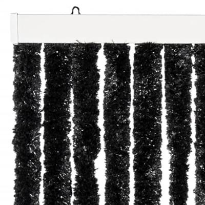 VidaXL Vliegengordijn 100x230 cm chenille antracietkleurig