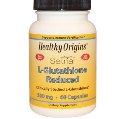 Setria L-Glutathione Reduced 500 mg (60 Capsules) - Healthy Origins Setria L-Glutathione Reduced 500 mg (60 Capsules) - Healthy Origins