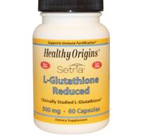 Setria L-Glutathione Reduced 500 mg (60 Capsules) - Healthy Origins - thumbnail